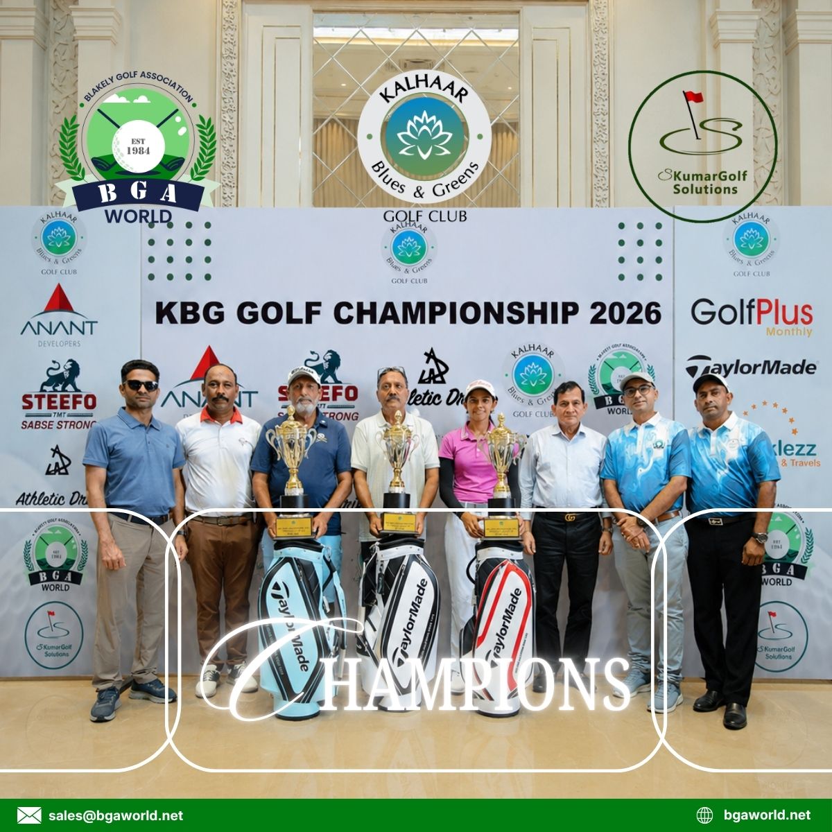 Champions and Sponsors
